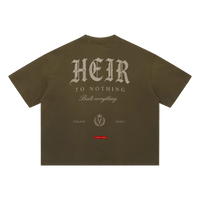 Villain by Wolvyn Apparel "Heir" Unisex Sun Fade Distressed Boxy T-Shirt - Wolvyn Apparel
