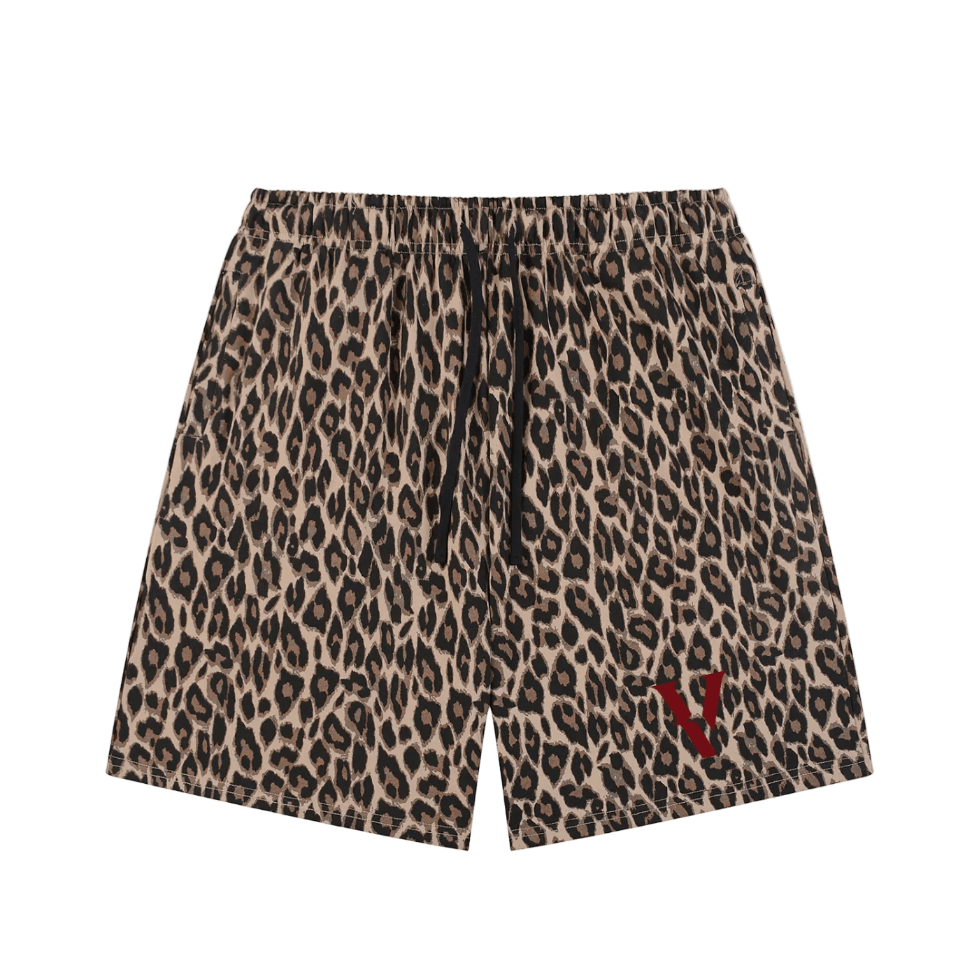 Villain by Wolvyn Apparel Unisex Heavyweight Leopard Drawstring Shorts - Wolvyn Apparel