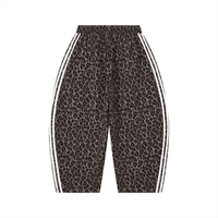 Villain by Wolvyn Apparel Unisex Leopard Barrel Leg Sweatpants - Wolvyn Apparel