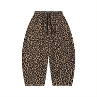 Villain by Wolvyn Apparel Unisex Leopard Barrel Leg Sweatpants - Wolvyn Apparel