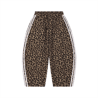 Villain by Wolvyn Apparel Unisex Leopard Barrel Leg Sweatpants - Wolvyn Apparel