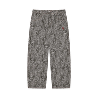 Villain by Wolvyn Apparel Unisex Vintage Wash Leopard Wide Leg Jeans - Wolvyn Apparel