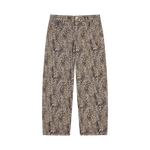 Villain by Wolvyn Apparel Unisex Vintage Wash Leopard Wide Leg Jeans - Wolvyn Apparel