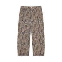 Villain by Wolvyn Apparel Unisex Vintage Wash Leopard Wide Leg Jeans - Wolvyn Apparel