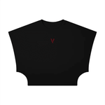 Villain by Wolvyn Apparel Women's Cropped Dolman T-Shirt - Wolvyn Apparel