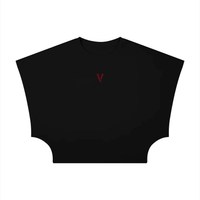 Villain by Wolvyn Apparel Women's Cropped Dolman T-Shirt - Wolvyn Apparel