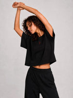Villain by Wolvyn Apparel Women's Cropped Dolman T-Shirt - Wolvyn Apparel