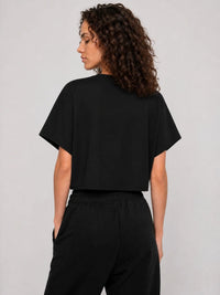 Villain by Wolvyn Apparel Women's Cropped Dolman T-Shirt - Wolvyn Apparel