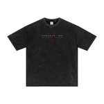 Villain by Wolvyn ‘Villain 213’ 275GSM Men's Double-Yarn Raw-Edge Pigment-Wash T-Shirt - Wolvyn Apparel