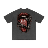 Villain by Wolvyn ‘Villain 213’ 275GSM Men's Double-Yarn Raw-Edge Pigment-Wash T-Shirt - Wolvyn Apparel
