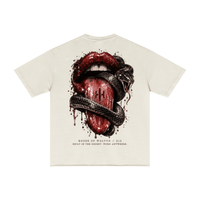 Villain by Wolvyn ‘Villain 213’ 275GSM Men's Double-Yarn Raw-Edge Pigment-Wash T-Shirt - Wolvyn Apparel