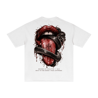 Villain by Wolvyn ‘Villain 213’ 275GSM Men's Double-Yarn Raw-Edge Pigment-Wash T-Shirt - Wolvyn Apparel