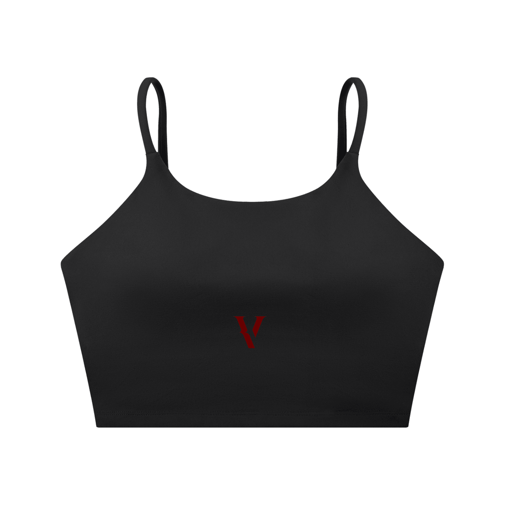 Villain Spaghetti Strap Yoga Sports Bra - Wolvyn Apparel