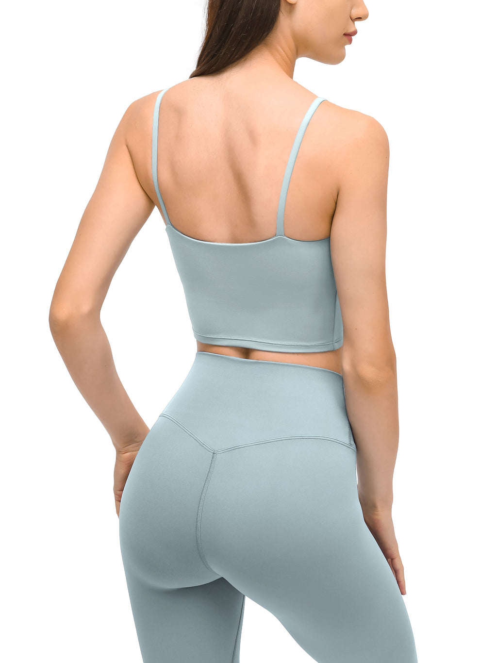 Villain Spaghetti Strap Yoga Sports Bra - Wolvyn Apparel