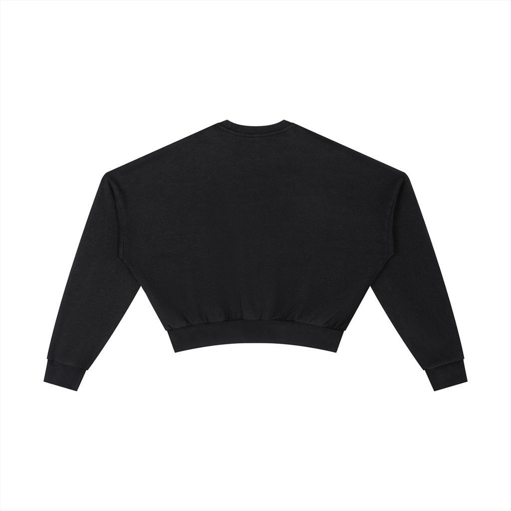 Vintage Washed Cropped Sweatshirt - Wolvyn Apparel