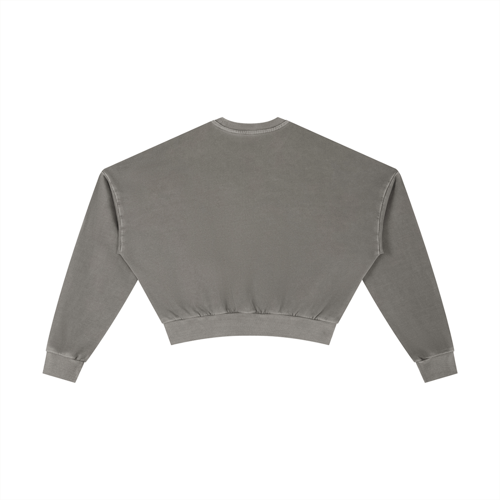 Vintage Washed Cropped Sweatshirt - Wolvyn Apparel