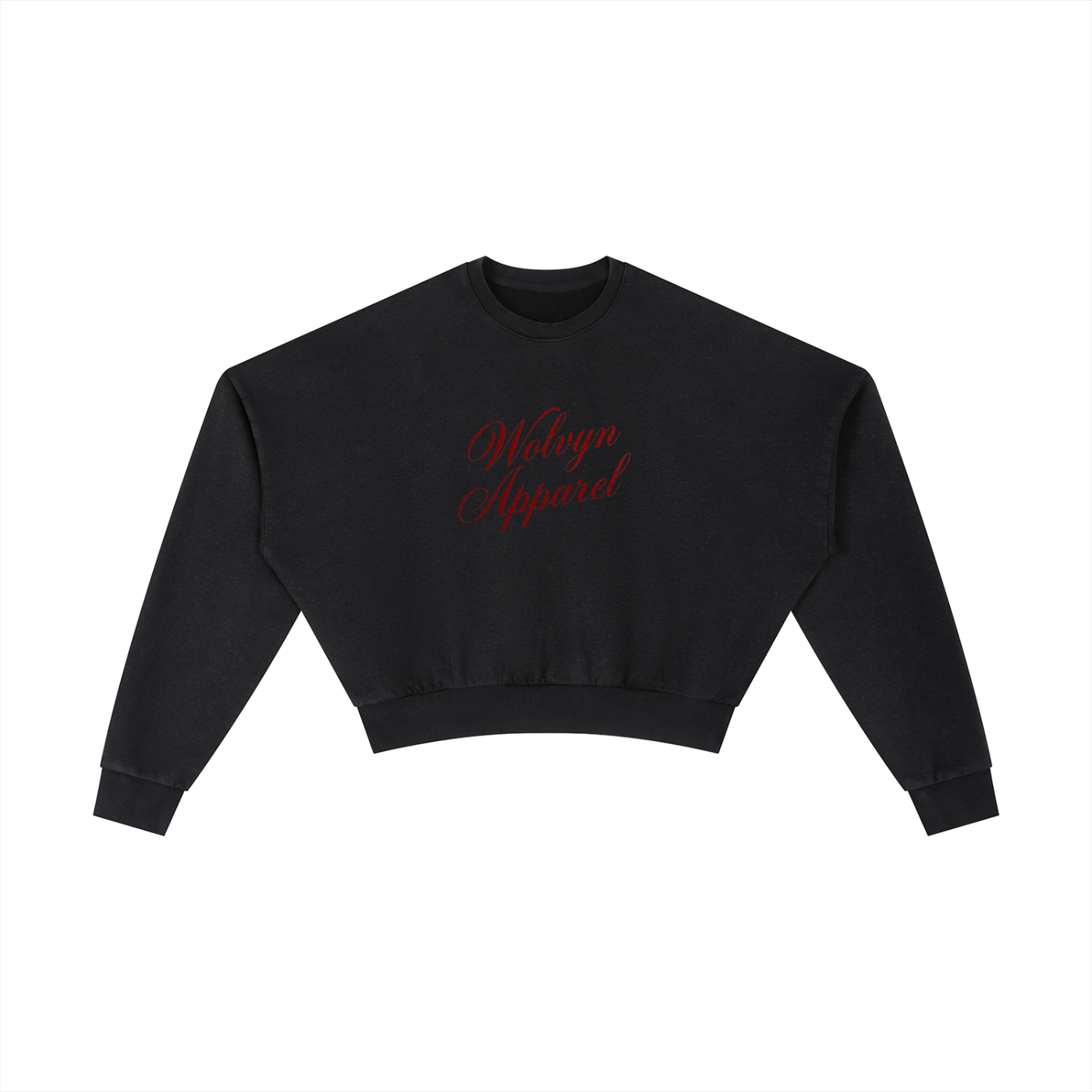 Vintage Washed Cropped Sweatshirt - Wolvyn Apparel