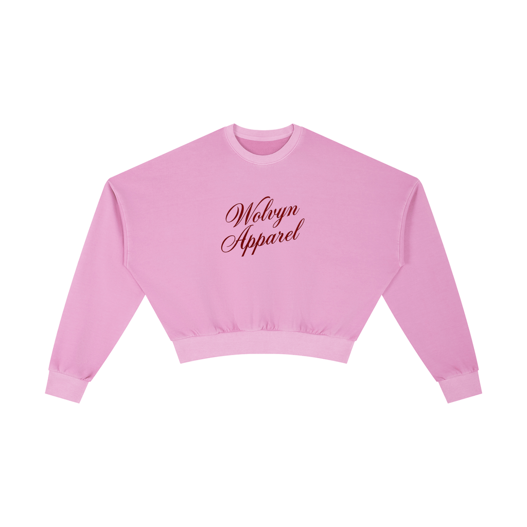 Vintage Washed Cropped Sweatshirt - Wolvyn Apparel