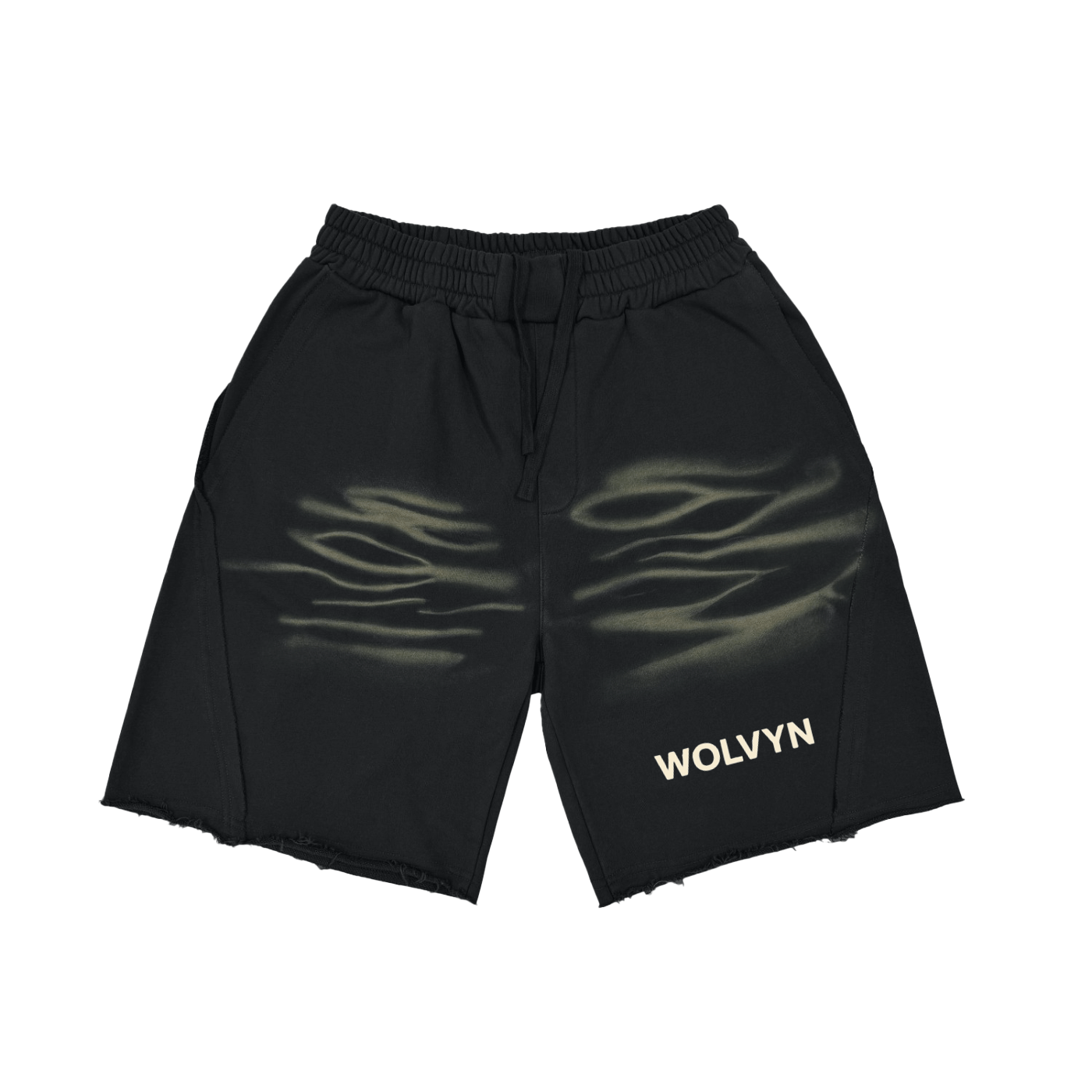 Vintage Washed Tiger Stripes Short Pants - Wolvyn Apparel