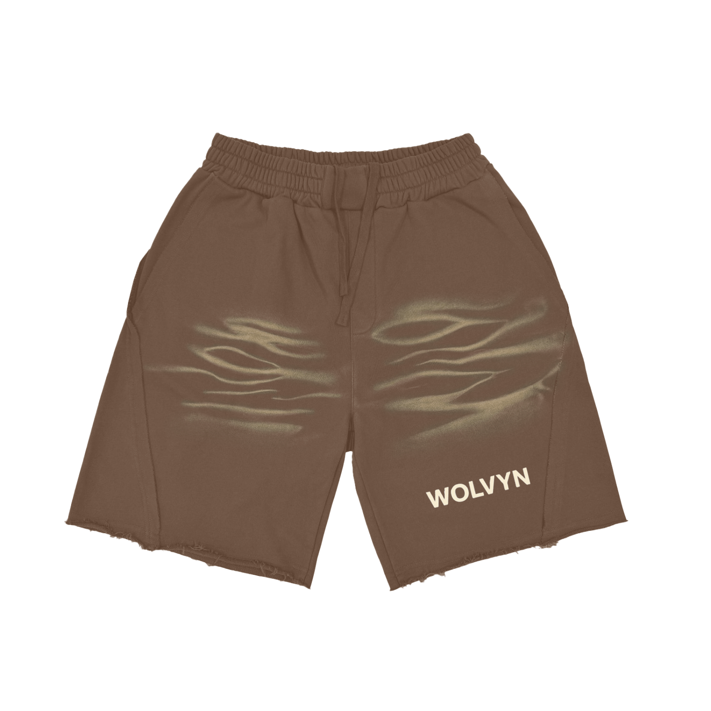 Vintage Washed Tiger Stripes Short Pants - Wolvyn Apparel