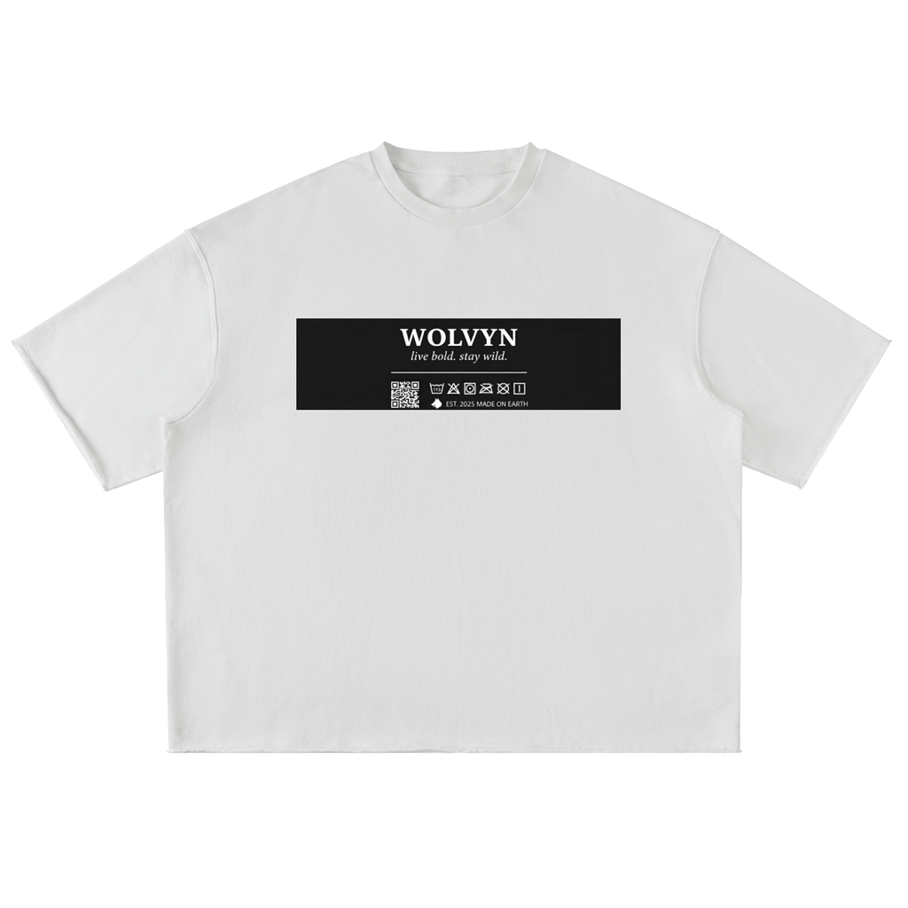 Washed Rolled Hem Half Sleeve T-Shirt - Wolvyn Apparel