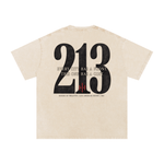 Wolvyn ‘213’ Snow Washed Oversized Cotton T-Shirt - Wolvyn Apparel