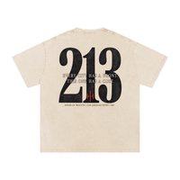 Wolvyn ‘213’ Snow Washed Oversized Cotton T-Shirt - Wolvyn Apparel