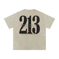 Wolvyn ‘213’ Snow Washed Oversized Cotton T-Shirt - Wolvyn Apparel