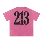 Wolvyn ‘213’ Snow Washed Oversized Cotton T-Shirt - Wolvyn Apparel