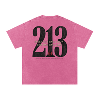 Wolvyn ‘213’ Snow Washed Oversized Cotton T-Shirt - Wolvyn Apparel