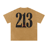 Wolvyn ‘213’ Snow Washed Oversized Cotton T-Shirt - Wolvyn Apparel