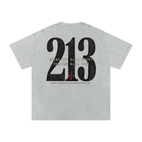 Wolvyn ‘213’ Snow Washed Oversized Cotton T-Shirt - Wolvyn Apparel