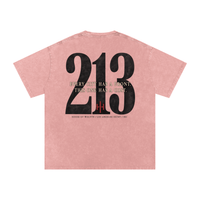 Wolvyn ‘213’ Snow Washed Oversized Cotton T-Shirt - Wolvyn Apparel