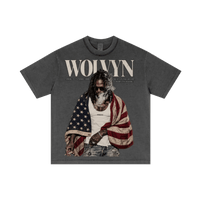 Wolvyn ‘American Standard’ 275GSM Unisex Double-Yarn 100% Cotton Plain-Wash T-shirt - Wolvyn Apparel