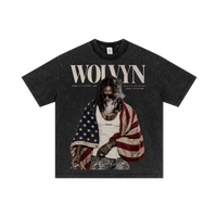 Wolvyn ‘American Standard’ 275GSM Unisex Double-Yarn 100% Cotton Plain-Wash T-shirt - Wolvyn Apparel