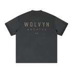 Wolvyn Apparel ‘Archive’ Heavyweight Earth Tone T-Shirt - Wolvyn Apparel