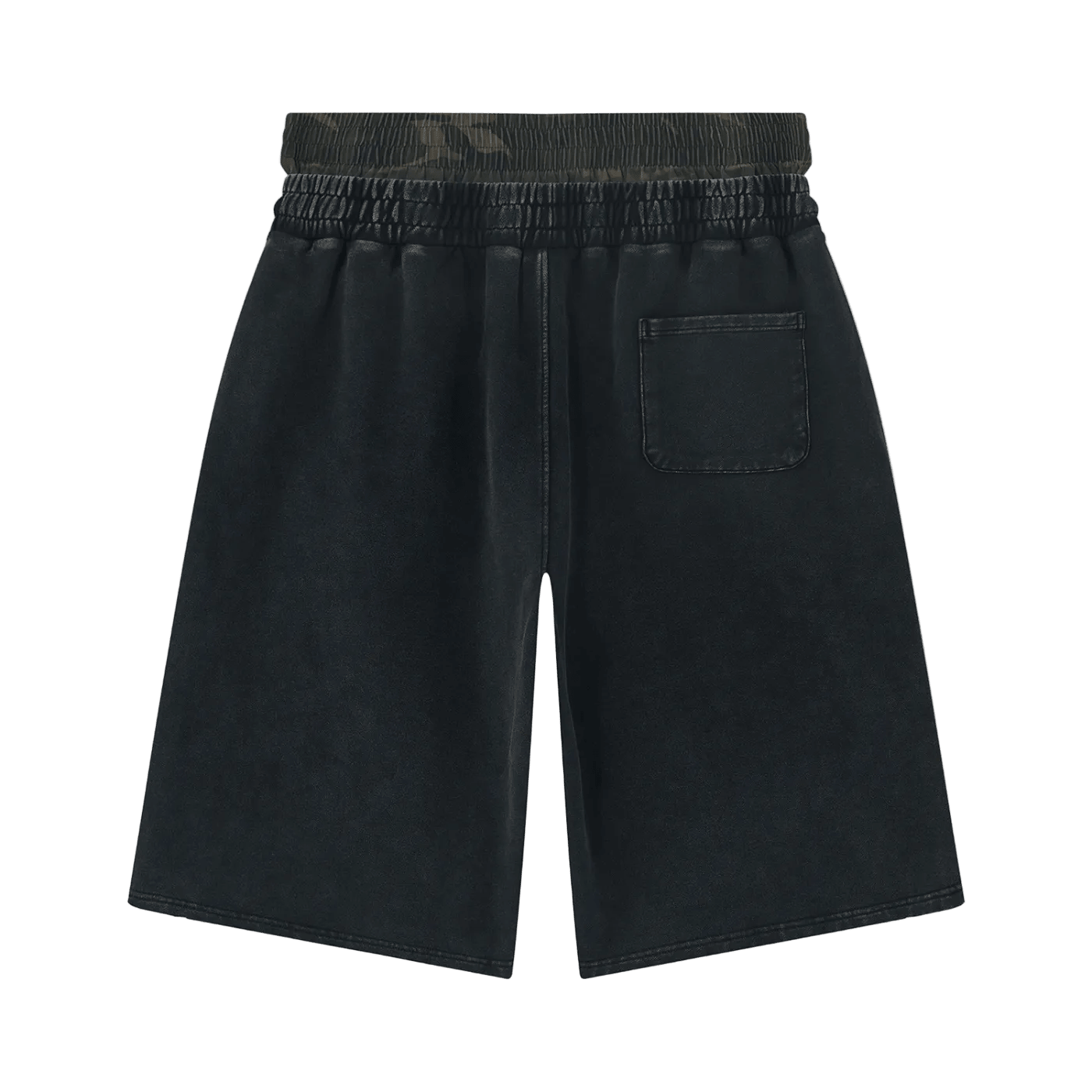 Wolvyn Apparel ‘Archive’ Unisex Vintage Wash Distressed Wide Leg Shorts - Wolvyn Apparel