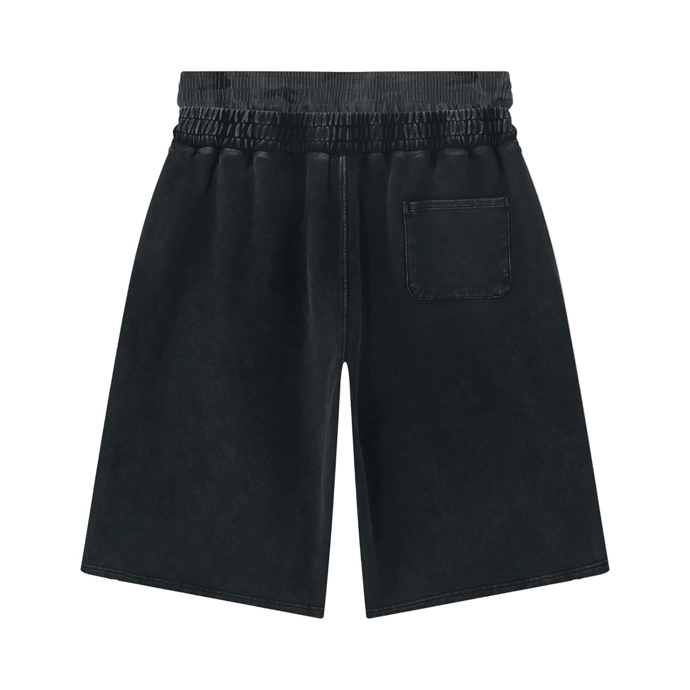 Wolvyn Apparel ‘Archive’ Unisex Vintage Wash Distressed Wide Leg Shorts - Wolvyn Apparel