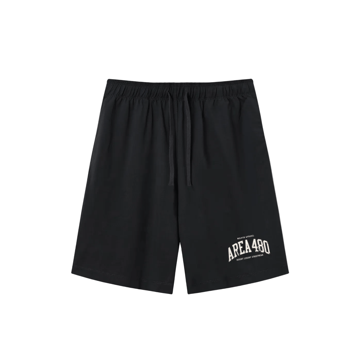 Wolvyn Apparel’ Area 480’ Men's Lightweight Drawstring Shorts - Wolvyn Apparel