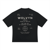 Wolvyn Apparel ‘Bottled in Bond’ Unisex Heavyweight Oversized T-Shirt - Wolvyn Apparel