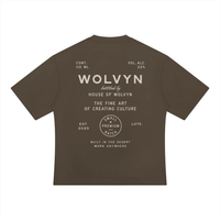 Wolvyn Apparel ‘Bottled in Bond’ Unisex Heavyweight Oversized T-Shirt - Wolvyn Apparel