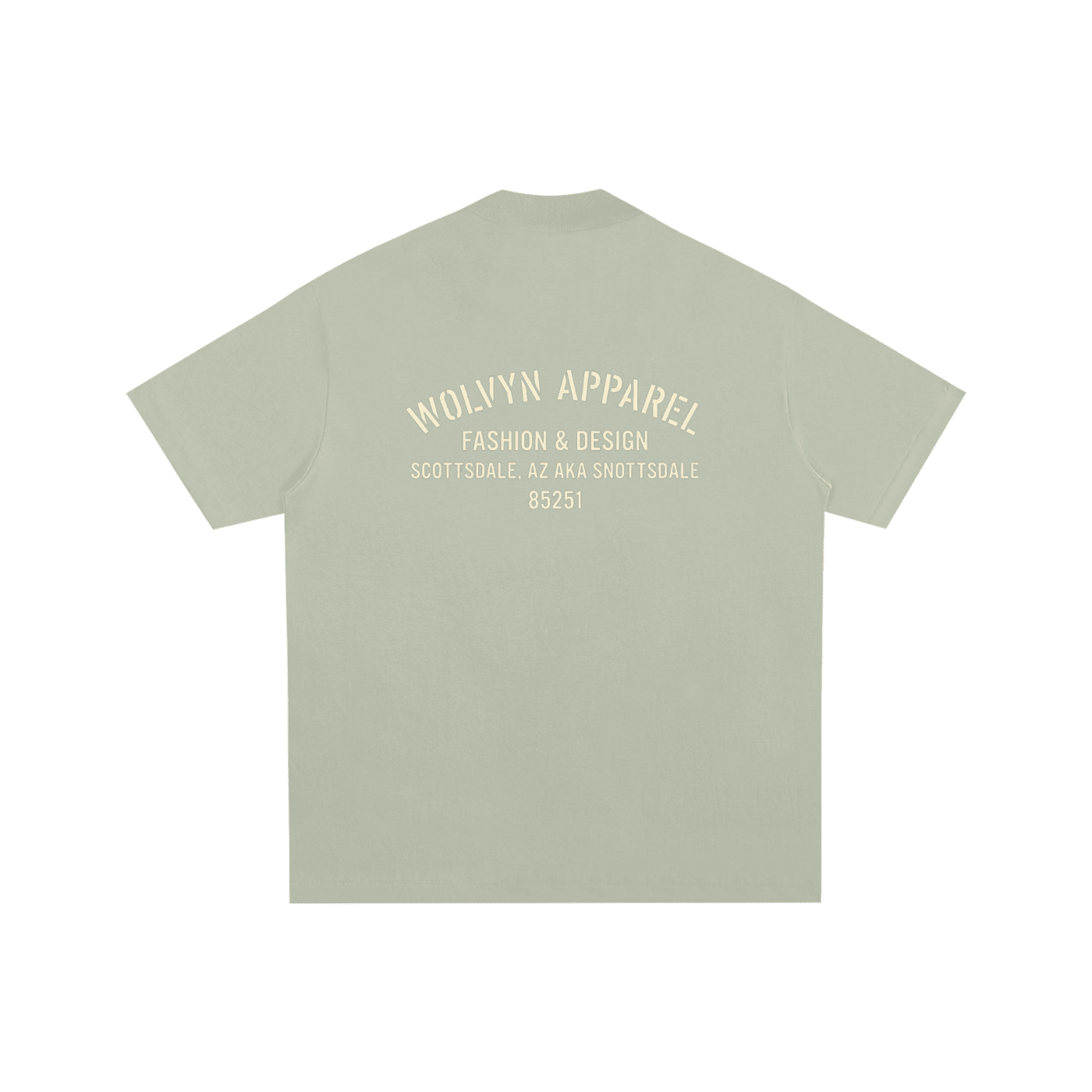 Wolvyn Apparel "Brand" Essential Cotton T-Shirt - Wolvyn Apparel
