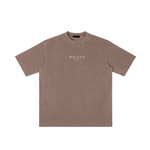 Wolvyn Apparel ‘Brand’ Vintage Wash Drop Shoulder T-shirt - Wolvyn Apparel