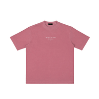 Wolvyn Apparel ‘Brand’ Vintage Wash Drop Shoulder T-shirt - Wolvyn Apparel