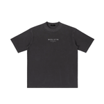 Wolvyn Apparel ‘Brand’ Vintage Wash Drop Shoulder T-shirt - Wolvyn Apparel