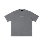 Wolvyn Apparel ‘Brand’ Vintage Wash Drop Shoulder T-shirt - Wolvyn Apparel