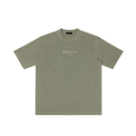 Wolvyn Apparel ‘Brand’ Vintage Wash Drop Shoulder T-shirt - Wolvyn Apparel