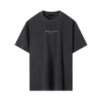 Wolvyn Apparel ‘Brand’ Vintage Wash Drop Shoulder T-shirt - Wolvyn Apparel