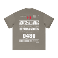 Wolvyn Apparel ‘Bryanna Sports All Access’ Heavyweight Earth Tone T-Shirt - Dark Hues - Wolvyn Apparel