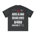 Wolvyn Apparel ‘Bryanna Sports All Access’ Heavyweight Earth Tone T-Shirt - Dark Hues - Wolvyn Apparel